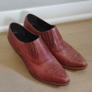 Durango Women's Western Brown Leather Ankle Boots